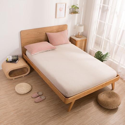 【天竺棉床单/床笠】无印裸睡天竺棉单独床单良品针织纯色全棉双人床笠1.5/1.8m单件 商品图2