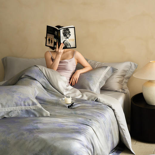 顶奢60支天丝棉数码印花四件套 睡神草本草精粹舒缓助眠 商品图3