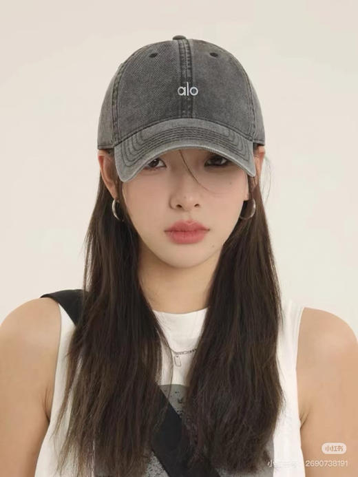原单正品 ALO百搭做旧牛仔棒球帽🧢小红书爆款，六款颜色 商品图0