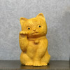 招财猫°黄杨木小摆件 商品缩略图0