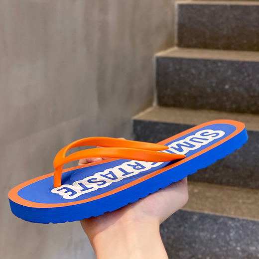 【出行必不可少一双时尚潮鞋】新款夏季网红人字拖女士厚底外穿沙滩海边时尚夹脚趾凉拖鞋女。ry 商品图3