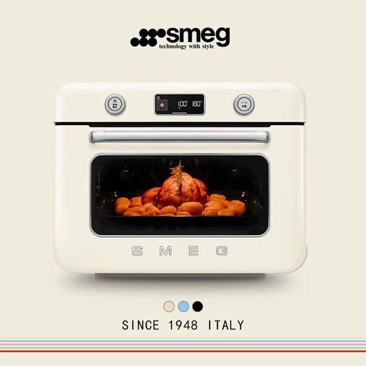 SMEG 斯麦格COF蒸烤箱家用台式蒸烤炸三合一大容量烘焙料理电烤箱 商品图0