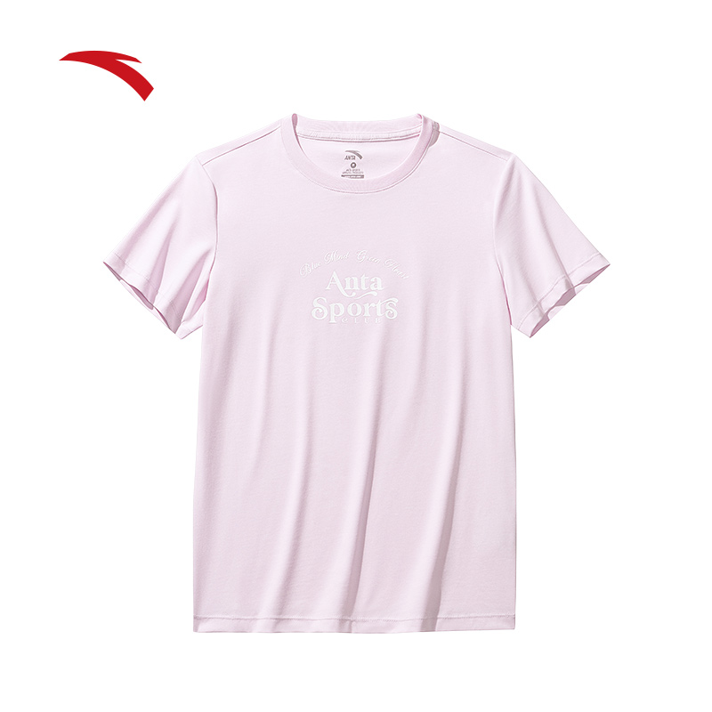 安踏抗菌T丨冰丝短袖t恤女士夏季新款圆领休闲运动上衣162528103