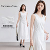 VICTORIA&VERA夏季“涟漪漫舞”复古轻盈感甜美波点屁帘基础无袖连衣裙 商品缩略图0