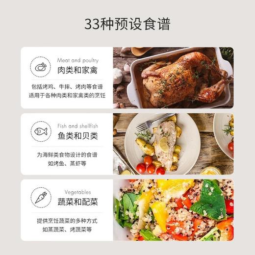 SMEG 斯麦格COF蒸烤箱家用台式蒸烤炸三合一大容量烘焙料理电烤箱 商品图2
