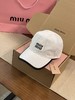 MIUMIU缪缪logo刺绣徽标2025新款棒球帽男女同款情侣款（CO） 商品缩略图1