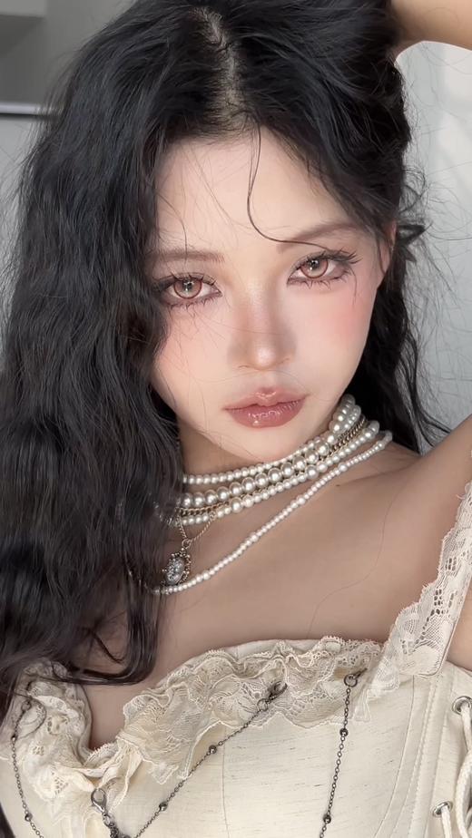 paprikacon 日抛 加加利红酥（加利利红酥） 直径14.5mm着色13.8mm   cos (两片装) 商品图1