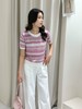 D5MZ30205#针织提花圆领短袖 商品缩略图2