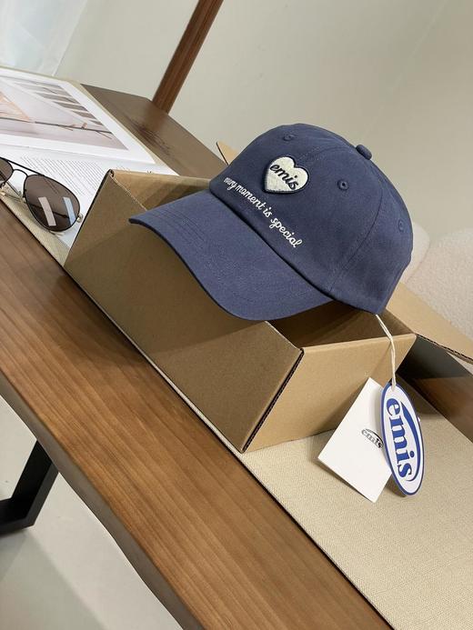 emis爱心装饰棉鸭舌帽棒球帽男女同款情侣款（CO） 商品图4