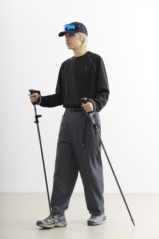 吃茶去chichaqu25速干明线索罗娜吸湿排汗防晒轻量插肩长袖T恤 商品图4