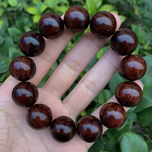 【青山特惠】1.8*13颗 沉水紫油梨 满纹海黄老料 h20 商品图0