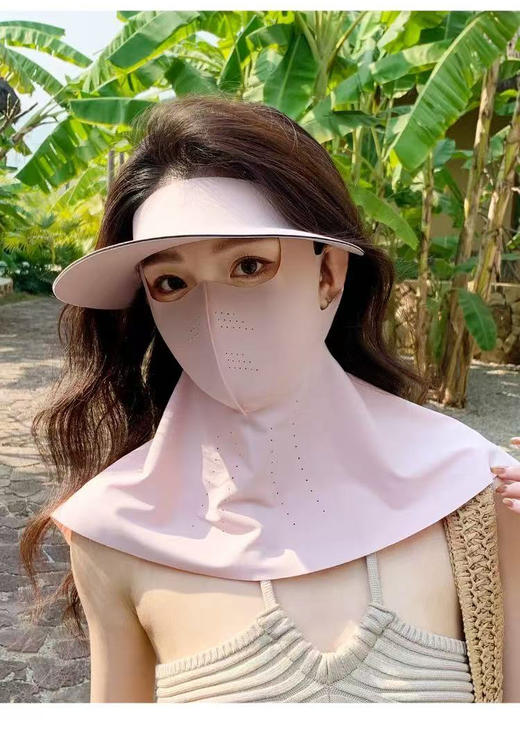 一件顶三件，夏季防晒帽&口罩套装，礼盒包装，多色可选，硬核物理防晒 商品图5