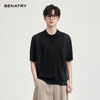 贝纳川竹节麻翻领短袖T恤ECF127004 商品缩略图0