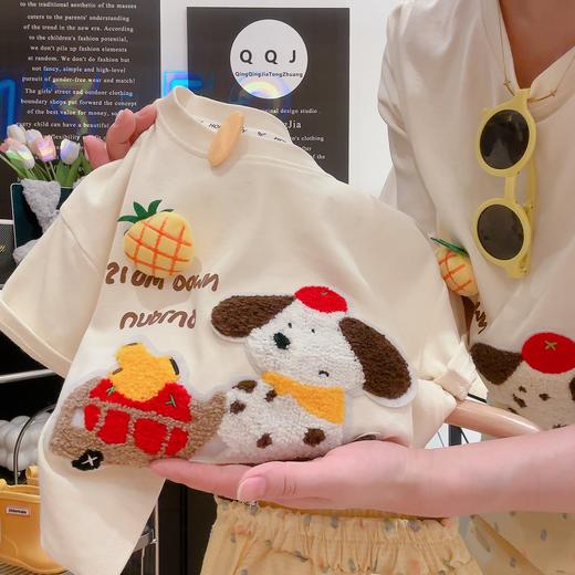 【网红爆款】2025新款亲子装儿童T恤套装彩虹波点格子裤男童女童夏季短袖T恤聚 商品图9