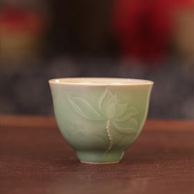 陈克萍精品手工刻花杯