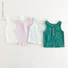 马克珍妮女童缤纷夏日花边小背心 宝宝上衣2025年夏装新款550707 商品缩略图0