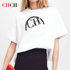 CHCH祈祈纯棉T恤宽松时尚百搭女装CN1G2B014 商品缩略图0