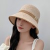 春夏时尚百搭盆帽 女士遮阳帽子镂空网眼渔夫帽 户外休闲女帽沙滩帽 商品缩略图7
