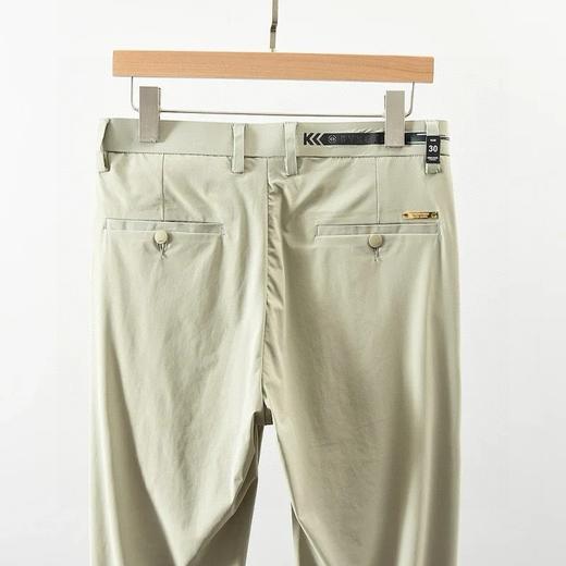 巴宝莉（Burberry）2025春夏季新款男士冰丝弹力牛奶丝薄款休闲西裤 商品图7