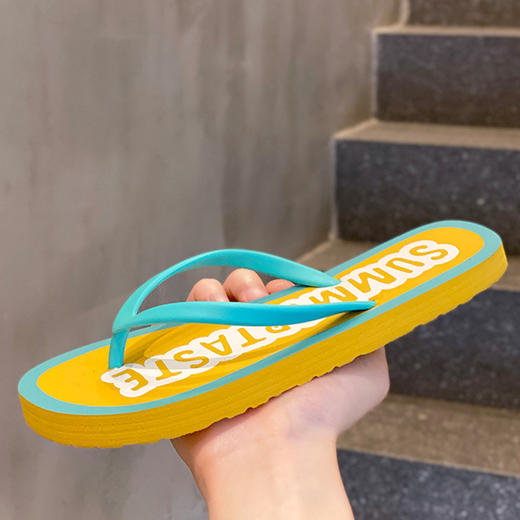 【出行必不可少一双时尚潮鞋】新款夏季网红人字拖女士厚底外穿沙滩海边时尚夹脚趾凉拖鞋女。ry 商品图6