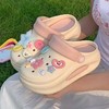【好看耐看潮流单品】洞洞鞋女款夏季外穿踩屎感护士厚底防滑新款沙滩包头凉拖鞋夏。ry 商品缩略图0