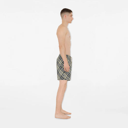 BURBERRY 巴宝莉 男士格纹抽绳泳裤 格子 8087336 B9629 商品图2