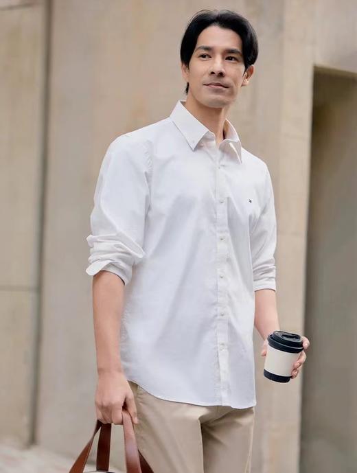 D041410新款配色！牛津纺长袖衬衫男士上衣 商品图4