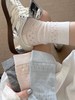 5双装又薄又软的镂空堆堆袜夏季薄款纯棉无骨中筒袜 商品缩略图12
