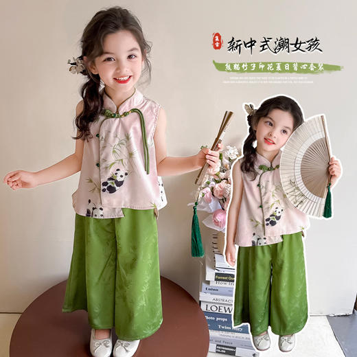 【中国风汉服】女童2025年夏款新款蝴蝶绣花汉服裙 古风童装国风连衣裙 商品图12