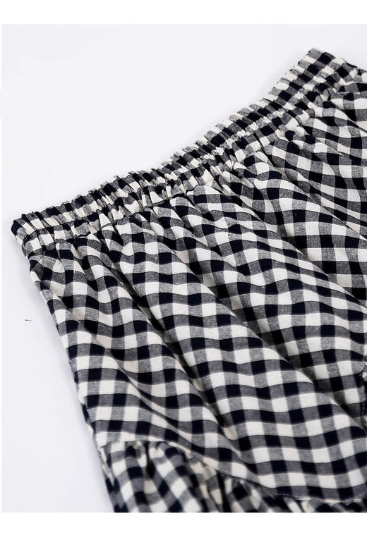 裁缝学苑AS467格子半身裙纸样女装拼接伞裙夏季中长款裙子样板图纸 商品图5