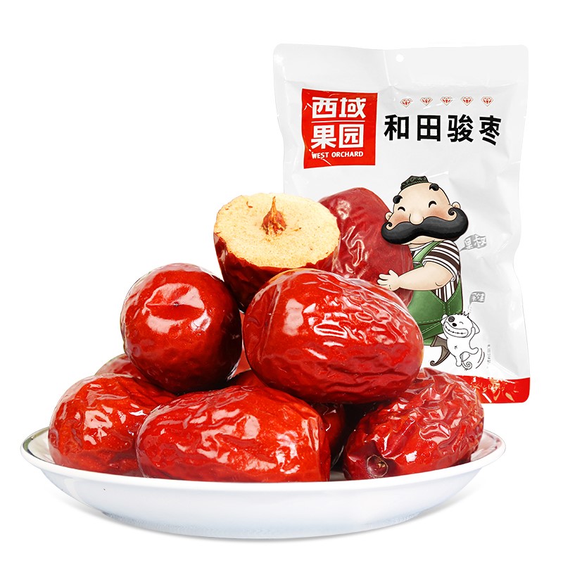 西域果园·新疆骏枣五钻 500g（特级枣） 大颗红枣 颗颗饱满