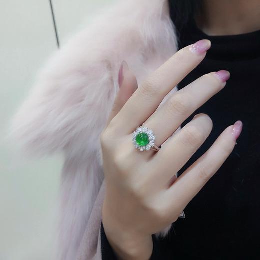 2.28ct蛋面祖母绿戒指 商品图2