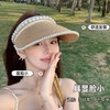 雀说 草编时尚珍珠遮阳帽发箍空顶草帽SY212 商品缩略图8