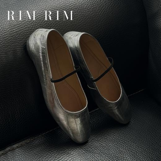 RIM RIM塑型马皮鞋法式爆款百搭粗跟带浅口玛丽珍单鞋复古女鞋2430-1 商品图0
