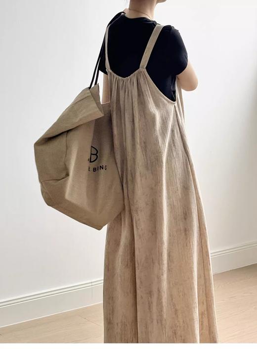 裁缝学苑AS461松弛感背带裤纸样女装盐系直筒阔腿大脚连体裤样板图纸 商品图7