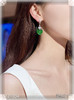 老坑艳绿心形耳坠【5121304】具体价格微信咨询 商品缩略图4