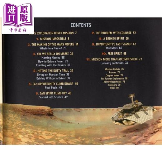 【中商原版】火星漫游传奇 The Mighty Mars Rovers 英文原版进口 儿童科普读物自然科学 Scientists in the Field 实地科学家 商品图1