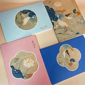 笔记本 莲塘乳鸭图（棕）