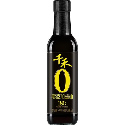 千禾零添加酱油 500ml/瓶 商品图0