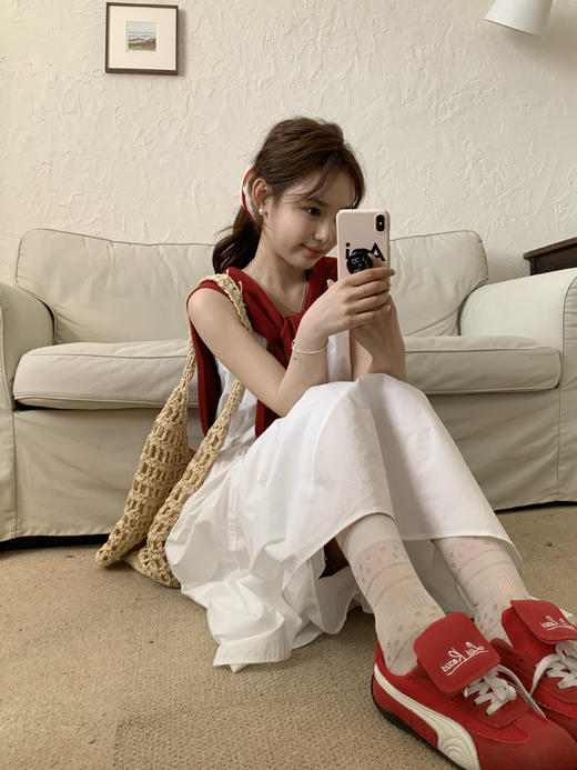 5双装又薄又软的镂空堆堆袜夏季薄款纯棉无骨中筒袜 商品图10