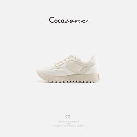 COCO ZONE 刘一一 2025厚底增高小众百搭系带休闲鞋CD2A0469