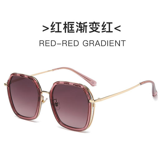 【女款高清偏光墨镜】防紫外线遮阳墨镜 网红小红书同款太阳镜 海边墨镜 国庆国庆假期出行 商品图6