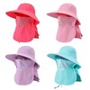 夏季防晒遮阳帽子 女士户外钓鱼速干透气渔夫帽 可拆卸大帽檐太阳帽 商品缩略图3