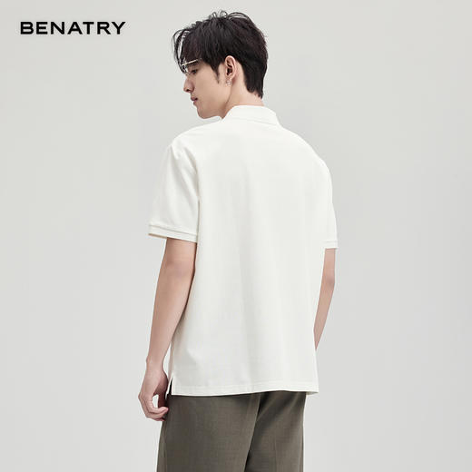 贝纳川260克爆米花棉短袖POLO ECF114001 商品图12