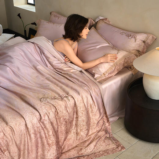 顶奢60支天丝棉数码印花四件套 睡神草本草精粹舒缓助眠 商品图8