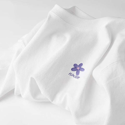 百媚生 夏季纯棉圆领短袖T恤S021 商品图1