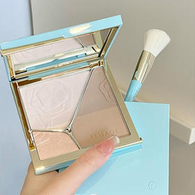 3.0升级！TIMAGE彩棠高光修容盘三色一体哑光提亮立体侧影