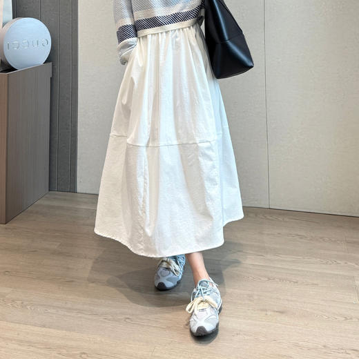 2025新款抗皱超态棉花苞裙12块裁片解构立裁灯笼半身裙遮肉长裙春款！ 商品图5