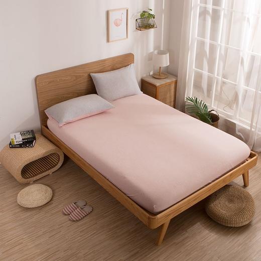 【天竺棉床单/床笠】无印裸睡天竺棉单独床单良品针织纯色全棉双人床笠1.5/1.8m单件 商品图5
