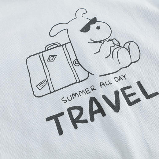 【凉感透气】马克珍妮宝宝快乐小熊连体衣宝宝爬服夏装新款550821 商品图4